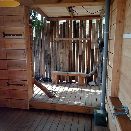 Bungalow Ecologique Avec Toilettes Seches Leu Kabanon Vue Mer Сен-Ле Екстер'єр фото
