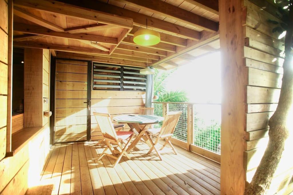 Bungalow Ecologique Avec Toilettes Seches Leu Kabanon Vue Mer Сен-Ле Екстер'єр фото