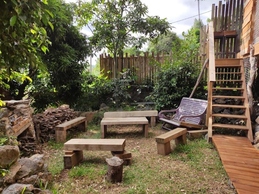 Bungalow Ecologique Avec Toilettes Seches Leu Kabanon Vue Mer Сен-Ле Екстер'єр фото