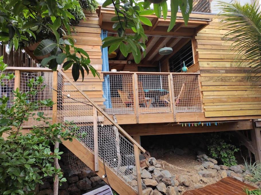 Bungalow Ecologique Avec Toilettes Seches Leu Kabanon Vue Mer Сен-Ле Екстер'єр фото