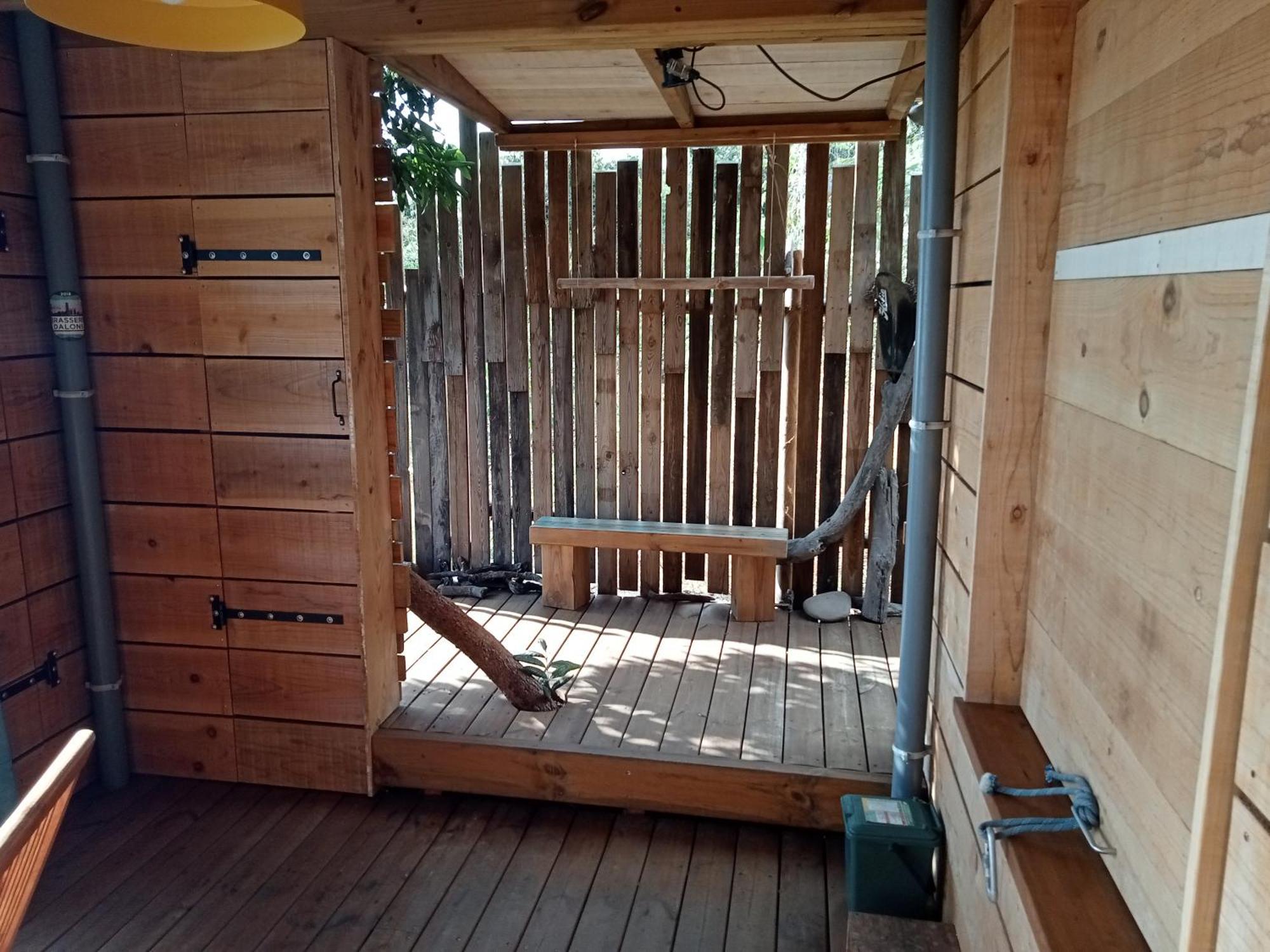 Bungalow Ecologique Avec Toilettes Seches Leu Kabanon Vue Mer Сен-Ле Екстер'єр фото
